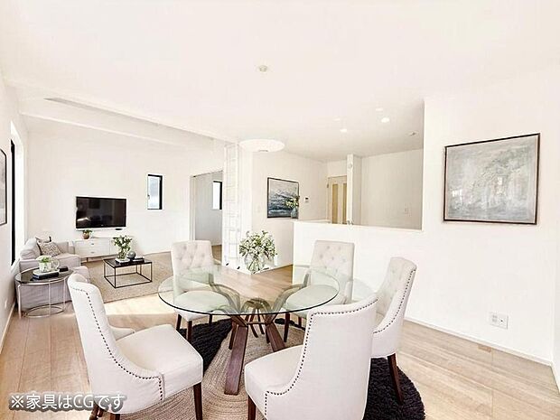 ■心落ち着く場所、ゆったり過ごせるリビング