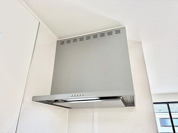 ■調理時の蒸気や匂いが換気扇に誘導され、効率的に排煙ができます。