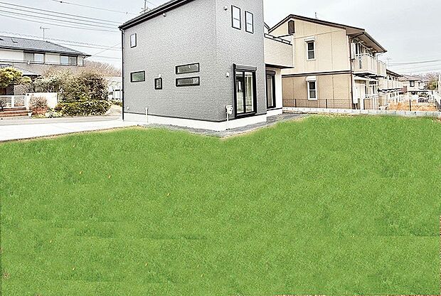 ■庭付き住宅は多様な使用用途で活用できます (芝生はイメージです)
