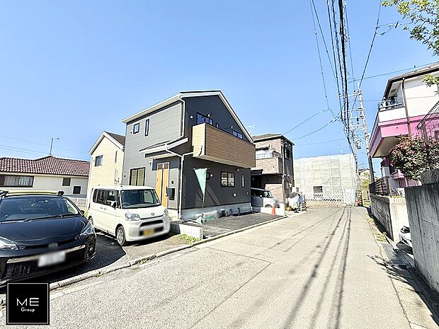 ■前面道路が広く、住宅街なので交通量も少なく安心して過ごせますね