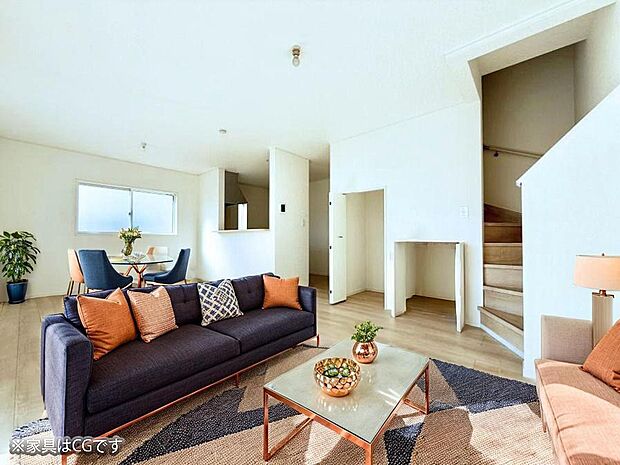 ■LDK17.6帖、収納完備でお部屋スッキリ