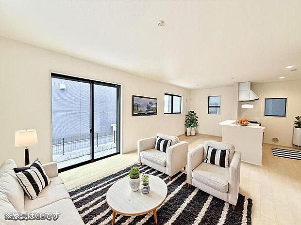 ■くつろぎと笑顔が集まる、心温まるリビング