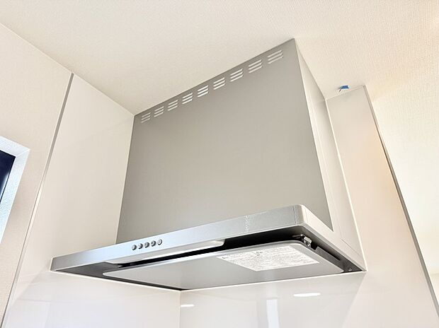 ■調理時の蒸気や匂いが換気扇に誘導され、効率的に排煙ができます。