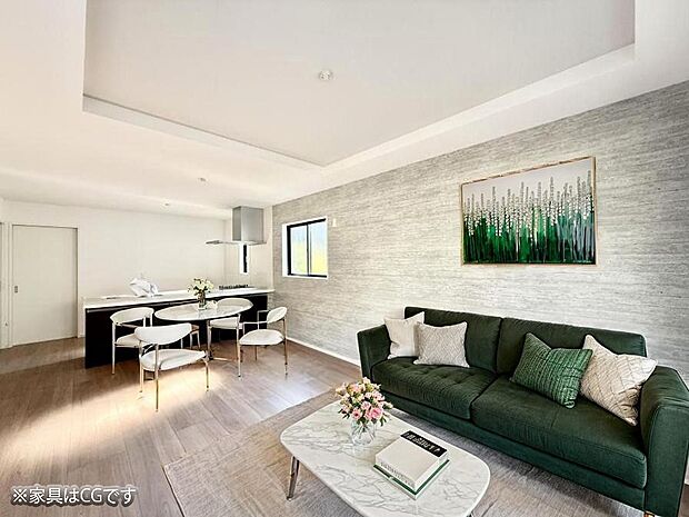 ■心落ち着く場所、ゆったり過ごせるリビング