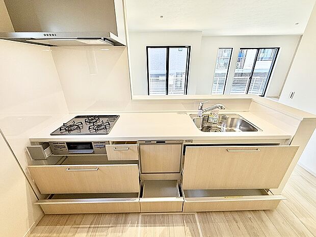 1号棟 ■料理がもっと楽しくなる、快適なキッチン空間