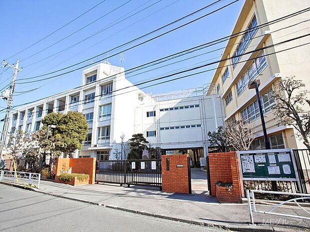中学校 79m 川崎市立向丘中学校