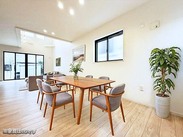 ■心落ち着く場所、ゆったり過ごせるリビング