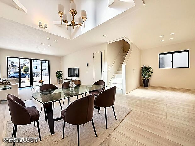 ■心落ち着く場所、ゆったり過ごせるリビング