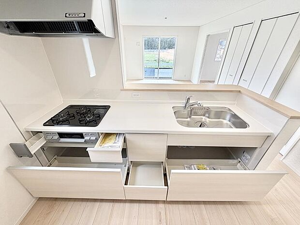 1号棟 ■料理がもっと楽しくなる、快適なキッチン空間