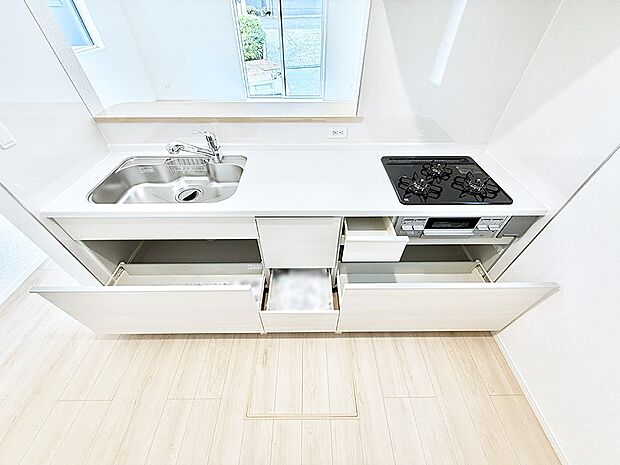 1号棟 ■料理がもっと楽しくなる、快適なキッチン空間