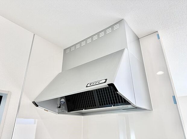 ■調理時の蒸気や匂いが換気扇に誘導され、効率的に排煙ができます。