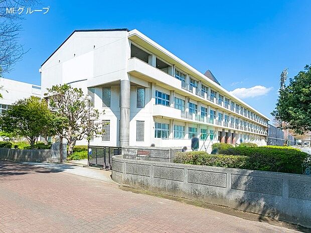 中学校 1592m 藤沢市立長後中学校