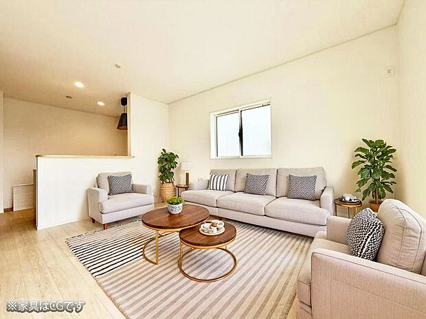 ■くつろぎと笑顔が集まる、心温まるリビング