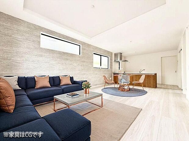 ■くつろぎと笑顔が集まる、心温まるリビング