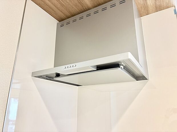 ■調理時の蒸気や匂いが換気扇に誘導され、効率的に排煙ができます。