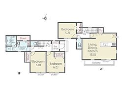 八王子市万町第1期 新築戸建 全2棟 2号棟