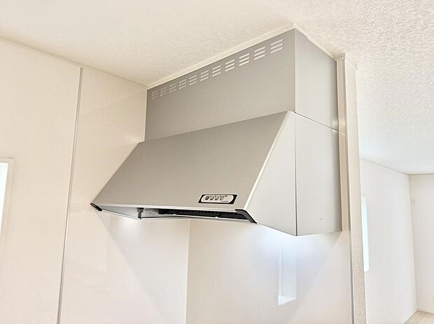 ■調理時の蒸気や匂いが換気扇に誘導され、効率的に排煙ができます。