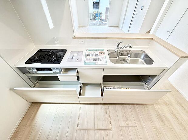 2号棟 ■料理がもっと楽しくなる、快適なキッチン空間