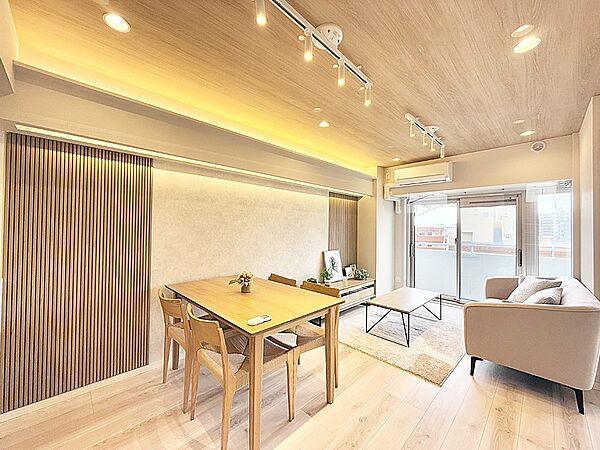 ■温もりを感じる、居心地のいいリビング
