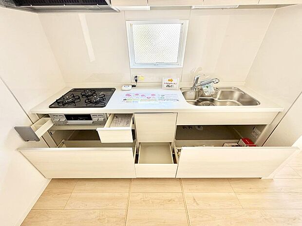1号棟 ■料理がもっと楽しくなる、快適なキッチン空間