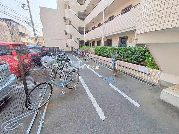 ■きちんと整備された駐輪場で、自転車の保管も安心です