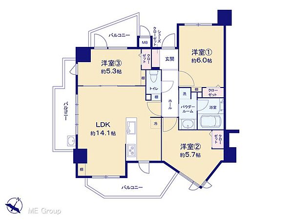 間取り：313004873796