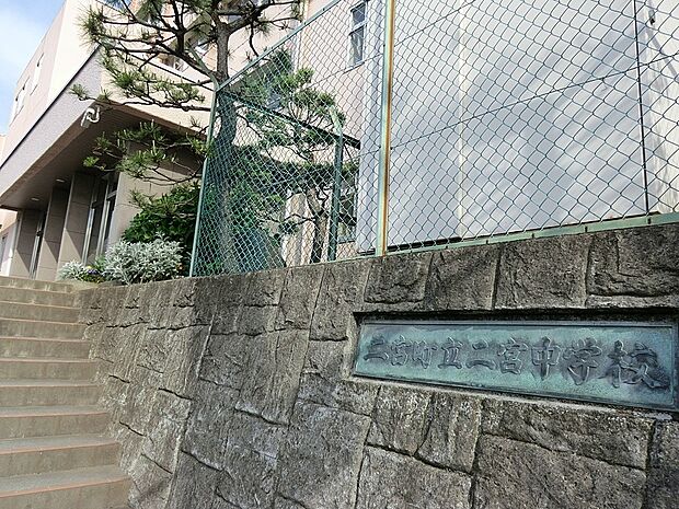 中学校 290m 二宮町立二宮中学校