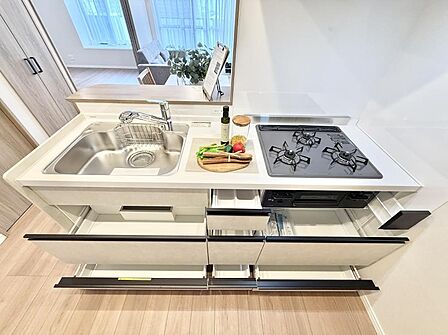 ■キレイに片付く、使いやすいキッチン