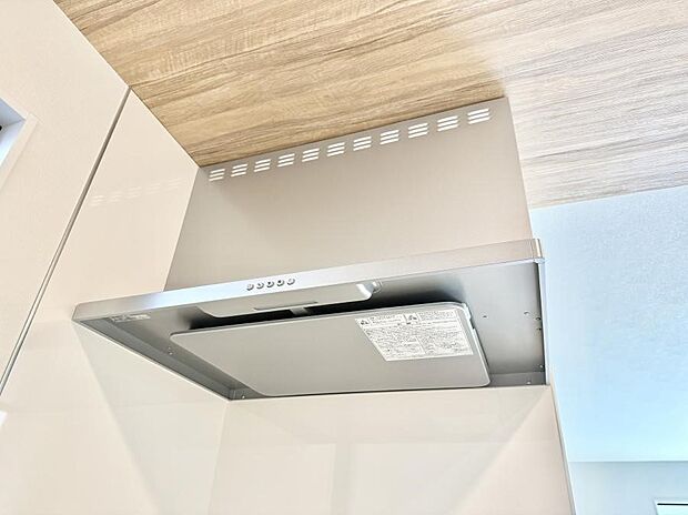 ■調理時の蒸気や匂いが換気扇に誘導され、効率的に排煙ができます。