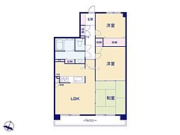シーアイマンション橋本 3LDKの間取図画像