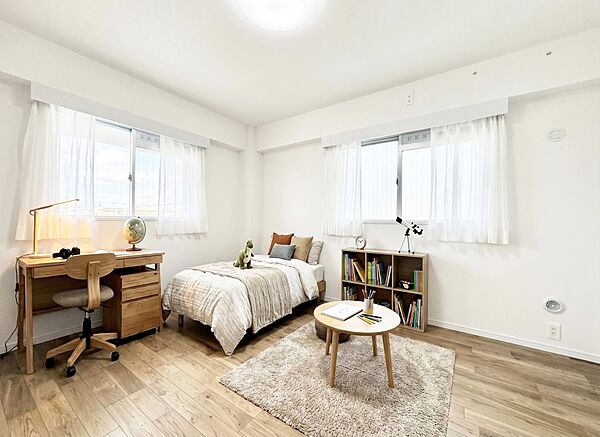 ■明るく開放感のある使いやすいお部屋　※家具はCGです