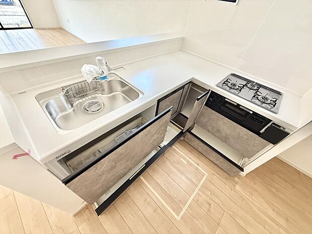 1号棟 ■シンプルで機能的、毎日使いやすいキッチン