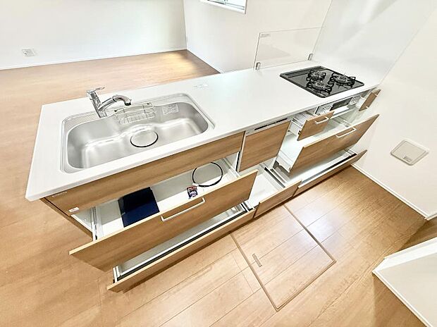3号棟 ■シンプルで機能的、毎日使いやすいキッチン