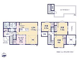 横浜市鶴見区馬場3丁目 新築戸建 全3棟 B号棟