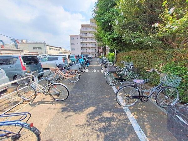 ■きちんと整備された駐輪場で、自転車の保管も安心です