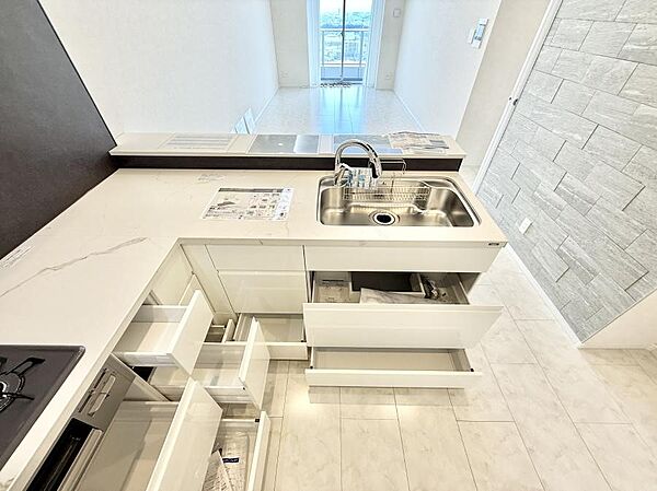 ■キレイに片付く、使いやすいキッチン