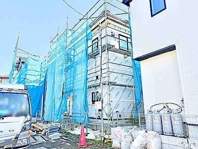 外観:5号棟 ■暮らしを彩る充実した設備仕様が備わった住まい 外観:5号棟 ■暮らしを彩る充実した設備仕様が備わった住まい