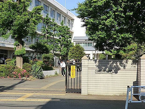 中学校 1195m 府中市立府中第六中学校