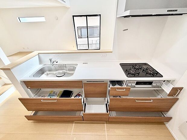 1号棟 ■料理がもっと楽しくなる、快適なキッチン空間