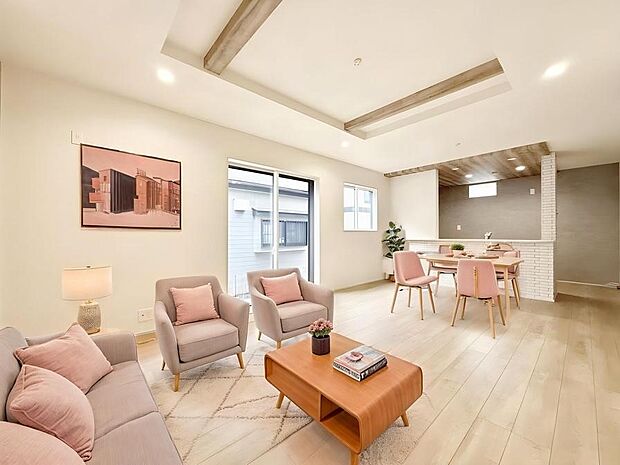 4号棟 ■心落ち着く場所、ゆったり過ごせるリビング※家具はCGです
