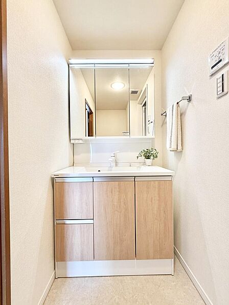 ■朝の準備がスムーズにできる広さです