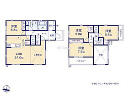 横浜市金沢区富岡西4丁目11期 新築戸建 全1棟 1号棟