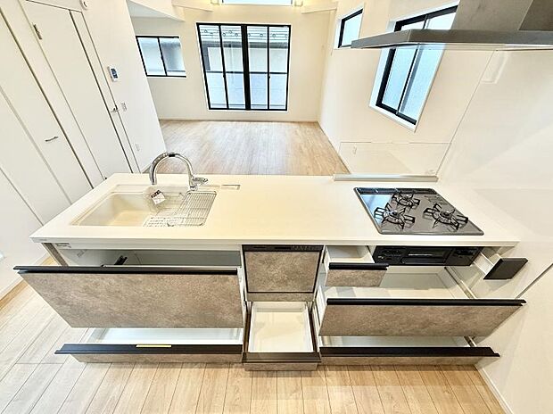 1号棟 ■料理がもっと楽しくなる、快適なキッチン空間
