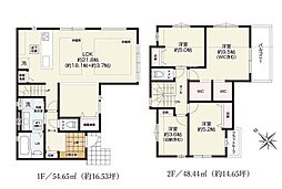 横浜市都筑区南山田町1期 新築戸建 全8棟 3号棟