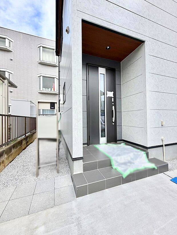1号棟  ■ シンプルで美しく、住まいの第一印象を彩る玄関です
