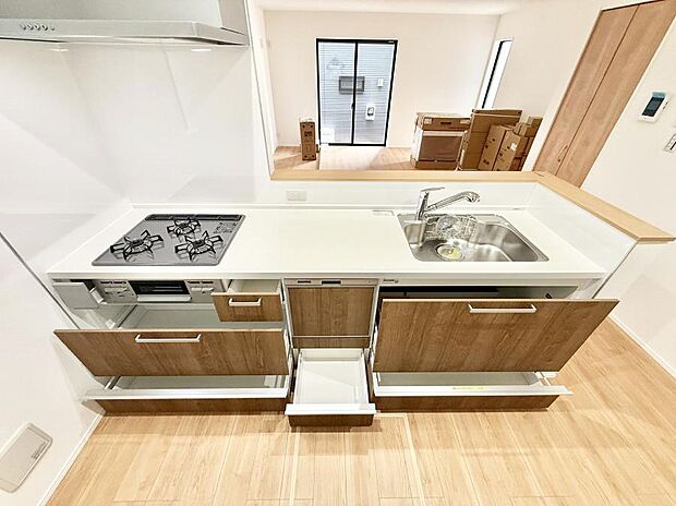 2号棟  ■シンプルで機能的、毎日使いやすいキッチン