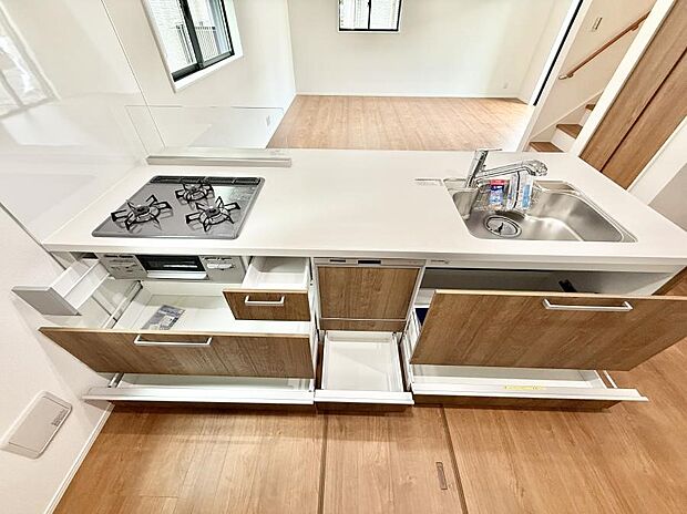 1号棟 ■料理がもっと楽しくなる、快適なキッチン空間