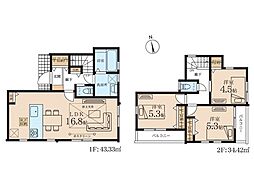 藤沢市辻堂新町2丁目 新築戸建 全2棟 1号棟