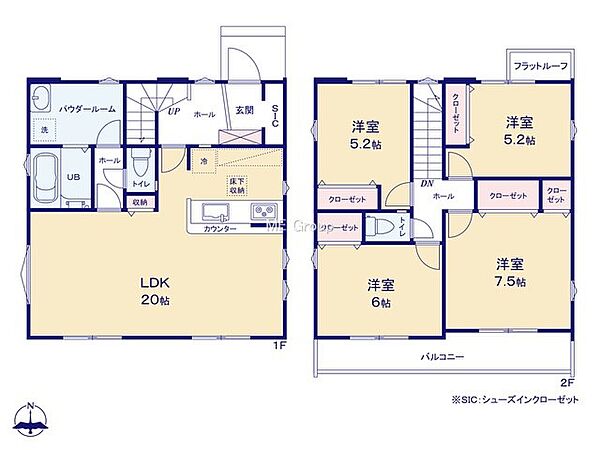 間取りを拡大表示