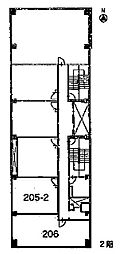 本町ビジネスビルの間取図画像